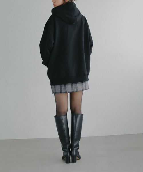 N WITH.（エヌウィズ）の「オーバーサイズフーディー（パーカー・レディース・アイボリー/ブラック・FREE）」の9枚目の写真