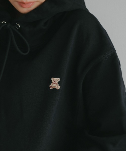 N WITH.（エヌウィズ）の「オーバーサイズフーディー（パーカー・レディース・アイボリー/ブラック・FREE）」の10枚目の写真