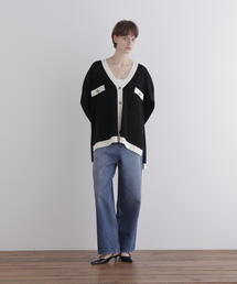 LE PHIL（ルフィル）の「◆フロントクロスデニムパンツ（デニムパンツ）」