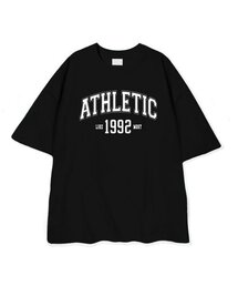 アスレチック1992オーバーサイズ半袖Tシャツブラック