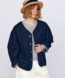 Kelen（ケレン）の「「KELEN / ケレン」Vネックデザインデニムジャケット（デニムジャケット）」