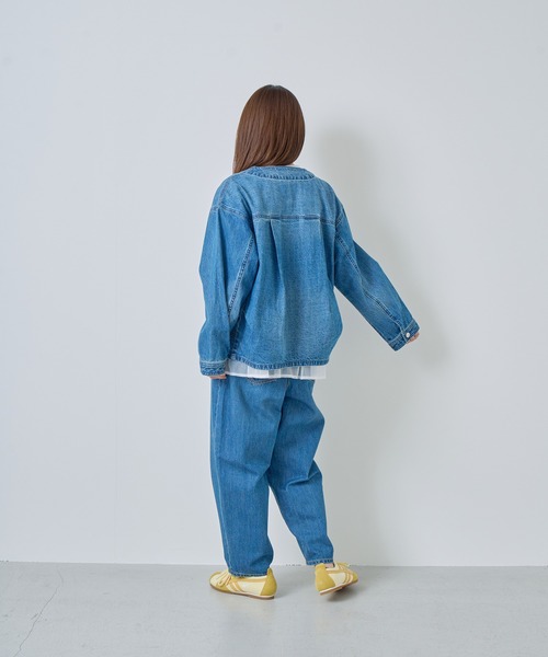 Kelen（ケレン）の「「KELEN / ケレン」Vネックデザインデニムジャケット（デニムジャケット・レディース・ブルー/ネイビー・FREE）」の15枚目の写真
