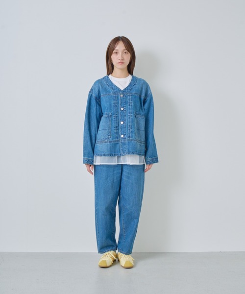 Kelen（ケレン）の「「KELEN / ケレン」Vネックデザインデニムジャケット（デニムジャケット・レディース・ブルー/ネイビー・FREE）」の19枚目の写真