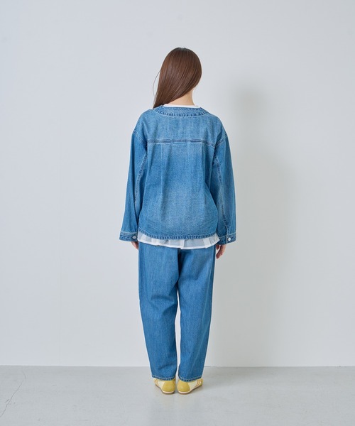Kelen（ケレン）の「「KELEN / ケレン」Vネックデザインデニムジャケット（デニムジャケット・レディース・ブルー/ネイビー・FREE）」の21枚目の写真