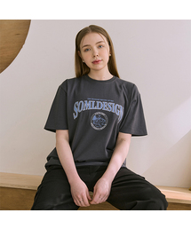 5OML（オーオーエムエル）の「ラビットオーバーサイズ半袖Tシャツ（チャコール）（Tシャツ/カットソー）」