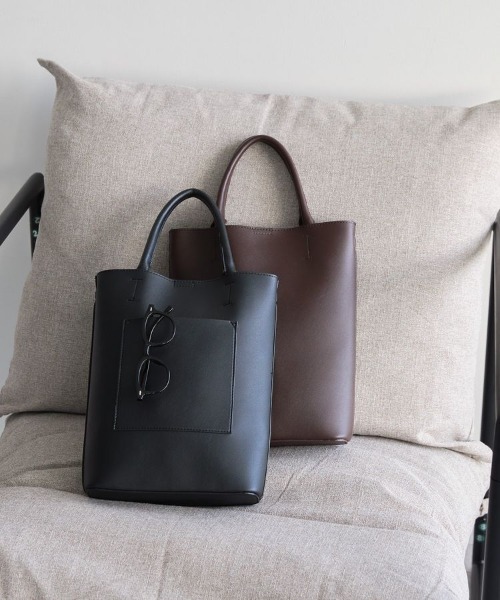 AMERICAN HOLIC（アメリカンホリック）の「【2WAY】ショルダートートバッグ（トートバッグ・レディース・ブラック/ブラウン・FREE）」の3枚目の写真