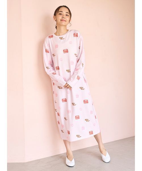 ドーナツ柄ワンピース（ルームウェア/パジャマ）｜gelato pique