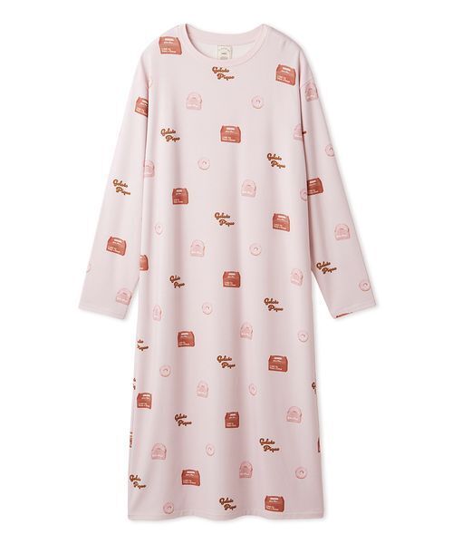 セール】ドーナツ柄ワンピース（ルームウェア/パジャマ）｜gelato