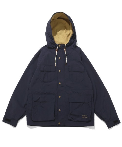 KRIFF MAYER(クリフメイヤー)の「【撥水・防汚】クリーネスマウンテンパーカー(マウンテンパーカー・メンズ・カラフル/グリーン/ネイビー/オレンジ/ベージュ/ブラック・MEDIUM/X-LARGE/LARGE)」の4枚目の写真