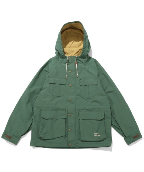 KRIFF MAYER(クリフメイヤー)の「【撥水・防汚】クリーネスマウンテンパーカー(マウンテンパーカー・メンズ・カラフル/グリーン/ネイビー/オレンジ/ベージュ/ブラック・MEDIUM/X-LARGE/LARGE)」の8枚目の写真