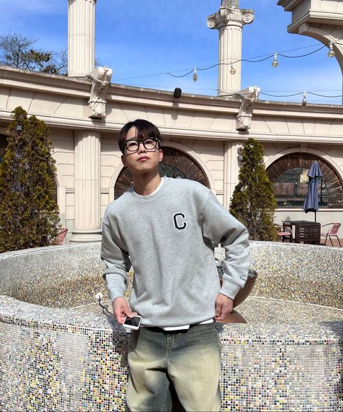 COVERNAT(カバーナット)の「Cロゴ スウェット メランジェグレー(スウェット・レディース・その他・X-SMALL/SMALL/MEDIUM/LARGE/X-LARGE/XX-LARGE)」の8枚目の写真
