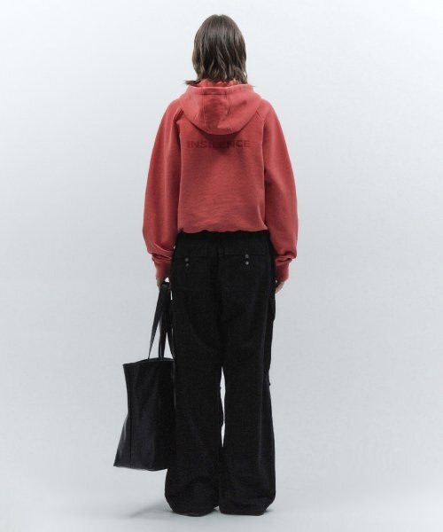 INSILENCE WOMEN（インサイレンスウーマン）の「スノーウォッシュドクロップフードパーカー WASHED RED（パーカー・レディース・その他・SMALL）」の5枚目の写真