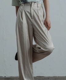 merrylatte（メリーラテ）の「satin tuck pants（その他パンツ）」