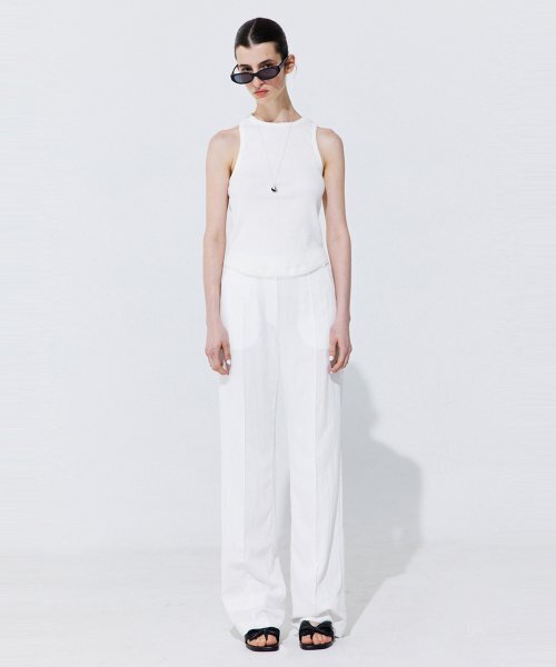 WNDERKAMMER(ブンダーカンマー)の「バックカットアウトスリーブレス_アイボリー(Tシャツ/カットソー・レディース・その他・MEDIUM)」の5枚目の写真