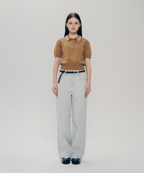 YALE(イェール)の「ウィメンズストレートデニムパンツ_ライトブルー(デニムパンツ・レディース・その他・SMALL/MEDIUM)」の13枚目の写真