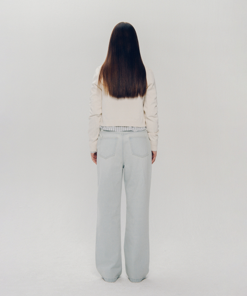 YALE(イェール)の「ウィメンズストレートデニムパンツ_ライトブルー(デニムパンツ・レディース・その他・SMALL/MEDIUM)」の21枚目の写真
