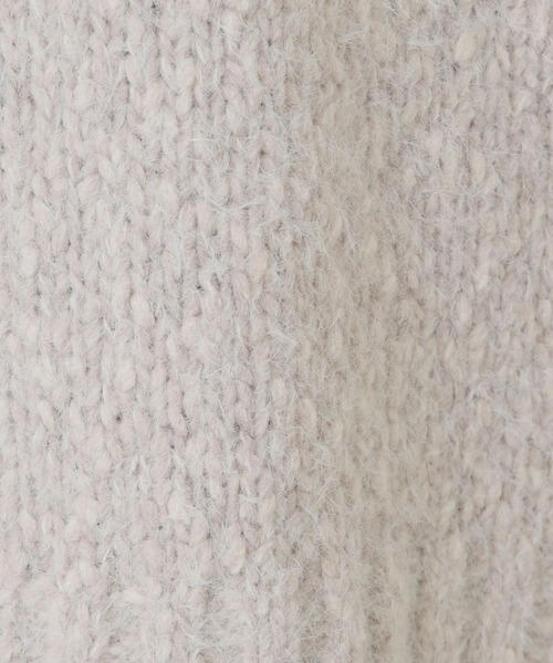 A part by(アパートバイ)の「フェザールーズニットプルオーバー(ニット/セーター・レディース・ライトグレー/ライトグリーン/チャコールグレー・FREE)」の17枚目の写真