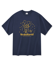 パーティベア 半袖Tシャツ ネイビー