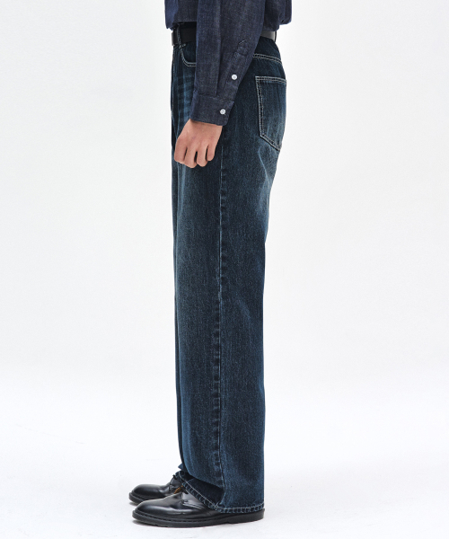 DECET（デケト）の「Dawn Semi Wide Jeans DCPT002DBlueB（デニムパンツ・レディース・その他・26/28/30/32/34）」の5枚目の写真