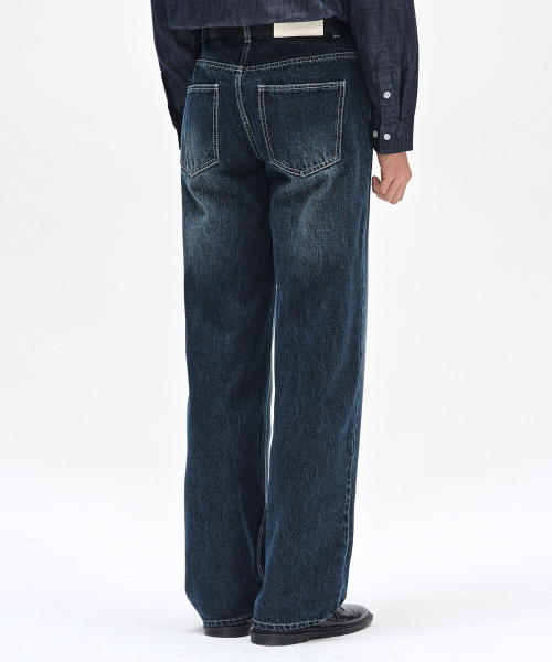 DECET（デケト）の「Dawn Semi Wide Jeans DCPT002DBlueB（デニムパンツ・レディース・その他・26/28/30/32/34）」の6枚目の写真