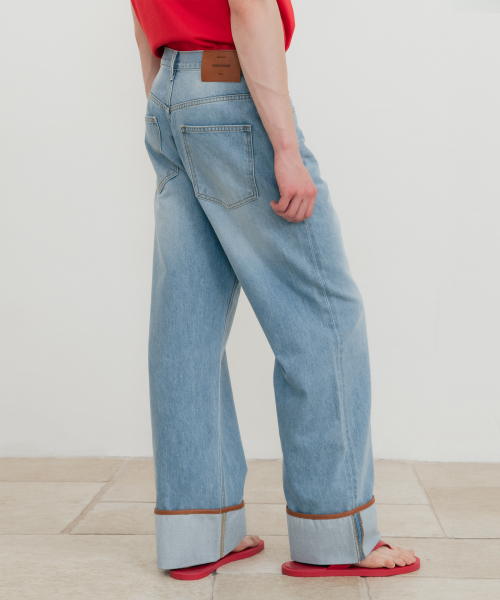 SSIN AND LEE(シンアンドリー)の「サントリーニビレッジターンアップデニムパンツ(デニムパンツ・メンズ・その他・MEDIUM/LARGE)」の3枚目の写真