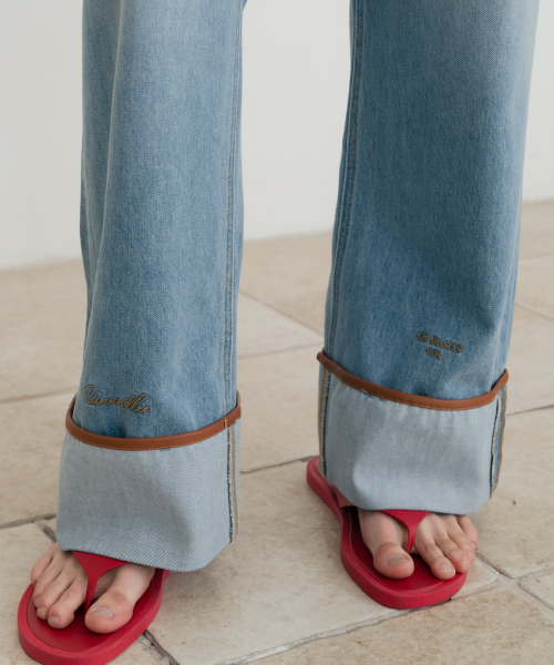 SSIN AND LEE(シンアンドリー)の「サントリーニビレッジターンアップデニムパンツ(デニムパンツ・メンズ・その他・MEDIUM/LARGE)」の2枚目の写真