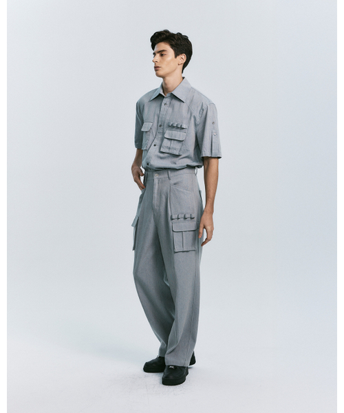 SYNQIA(シンキア)の「リネンコットンマルチポケットパンツワンスカイ(その他パンツ・メンズ・その他・SMALL/MEDIUM/LARGE)」の13枚目の写真