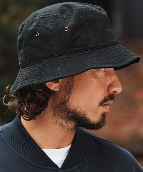 mko13330-Barcode Embroidery Bucket Hat バケットハット(F26S350