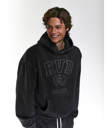 RVD（アールブイディー）の「(American Casual Campaign) 1300g ピグメントオーバーサイズフードパーカー (アイアングレー)（パーカー）」