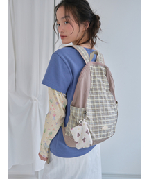 MUWM（ムオン）の「サーコバックパック Circo Backpack (ベージュチェック)（バックパック/リュック）」