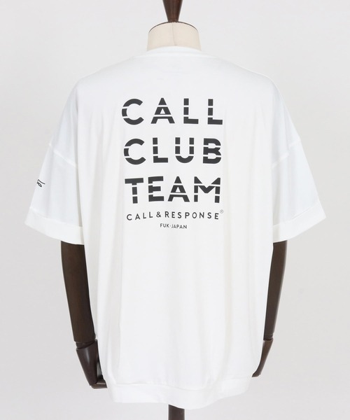 CALL&RESPONSE(コールアンドレスポンス)の「mt10127- CALL TEAM半袖PO Tシャツ(262-1324-11)(Tシャツ/カットソー・メンズ・ブラック×ホワイト/ホワイト×ブラック・4/2)」の3枚目の写真