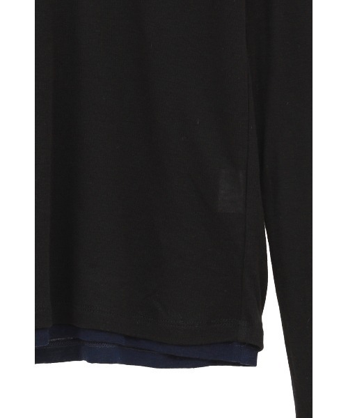 CLANE（クラネ）の「SHEER LAYERED CUT TOPS（Tシャツ/カットソー・レディース・ベージュ/ブラック・1/2）」の8枚目の写真
