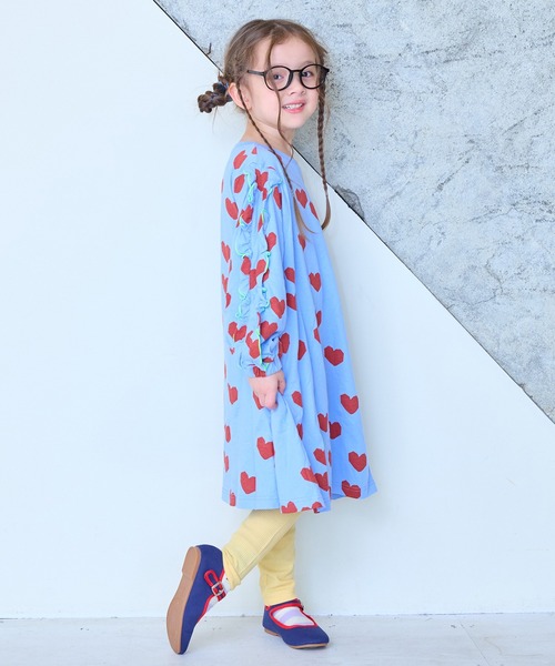 MARKEY'S（マーキーズ）の「ソウガラフリルスリーブワンピース（ワンピース・キッズ・ブルー系その他/ピンク系その他/ベージュ系その他・100/90/120/110/150/140/130）」の12枚目の写真