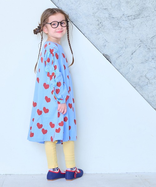 MARKEY'S（マーキーズ）の「ソウガラフリルスリーブワンピース（ワンピース・キッズ・ブルー系その他/ピンク系その他/ベージュ系その他・100/90/120/110/150/140/130）」の11枚目の写真