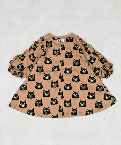 MARKEY'S（マーキーズ）の「ソウガラフリルスリーブワンピース（ワンピース・キッズ・ブルー系その他/ピンク系その他/ベージュ系その他・100/90/120/110/150/140/130）」の5枚目の写真