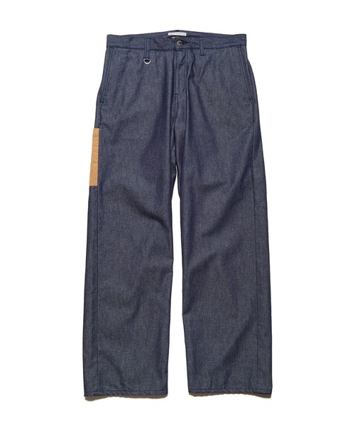uniform experiment(ユニフォームエクスペリメント)の「DENIM PAINTER PANTS(デニムパンツ・メンズ・インディゴブルー・1/2/3/4/5)」の1枚目の写真