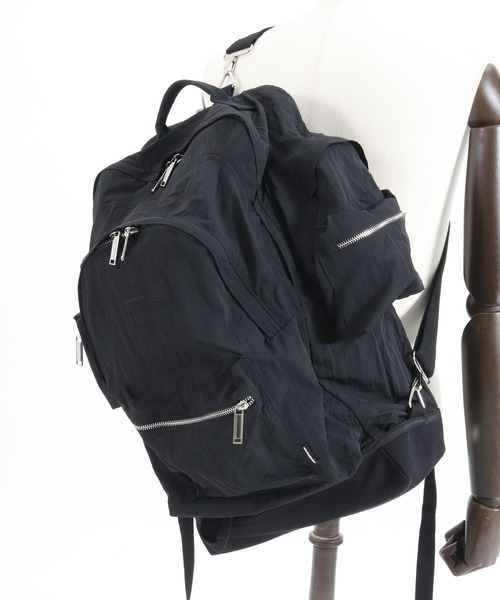 ADAM PATEK(アダムパテック)の「ADAMPATEK/sticky pockets BIG backpack/スティッキィポケットビッグバックパック(バックパック/リュック・メンズ・ブラック・FREE)」の6枚目の写真