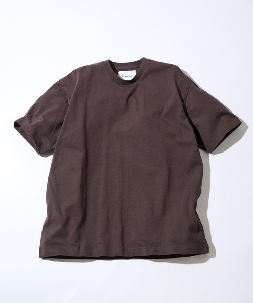 MAISON CLUB(メゾンクラブ)の「【MAISON CLUB】Premium Cotton Over Size Tee オーバーサイズTee プレミアムコットン100% WILL(Tシャツ/カットソー・メンズ・ブラック/グレー/ホワイト/ネイビー/ブラウン/グリーン/ヘザーグレー/カーキ/グレイッシュベージュ・L/M/S/XL)」の5枚目の写真