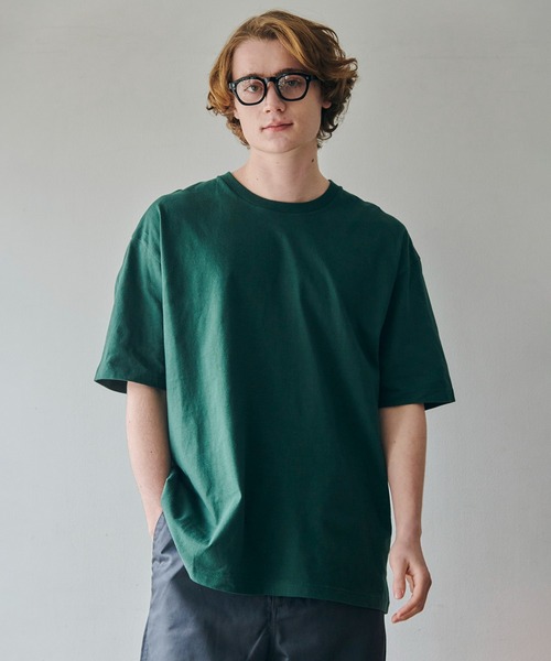 MAISON CLUB(メゾンクラブ)の「【MAISON CLUB】Premium Cotton Over Size Tee オーバーサイズTee プレミアムコットン100% WILL(Tシャツ/カットソー・メンズ・ブラック/グレー/ホワイト/ネイビー/ブラウン/グリーン/ヘザーグレー/カーキ/グレイッシュベージュ・L/M/S/XL)」の8枚目の写真