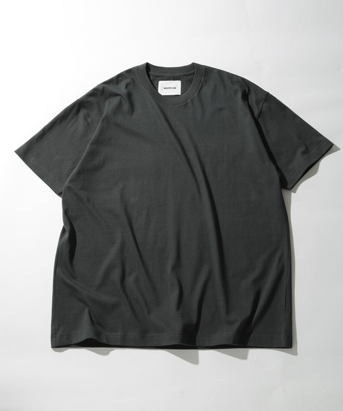 MAISON CLUB(メゾンクラブ)の「【MAISON CLUB】Premium Cotton Over Size Tee オーバーサイズTee プレミアムコットン100% WILL(Tシャツ/カットソー・メンズ・ブラック/グレー/ホワイト/ネイビー/ブラウン/グリーン/ヘザーグレー/カーキ/グレイッシュベージュ・L/M/S/XL)」の20枚目の写真