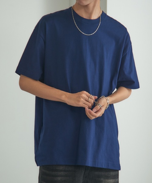 MAISON CLUB(メゾンクラブ)の「【MAISON CLUB】Premium Cotton Over Size Tee オーバーサイズTee プレミアムコットン100% WILL(Tシャツ/カットソー・メンズ・ブラック/グレー/ホワイト/ネイビー/ブラウン/グリーン/ヘザーグレー/カーキ/グレイッシュベージュ・L/M/S/XL)」の13枚目の写真