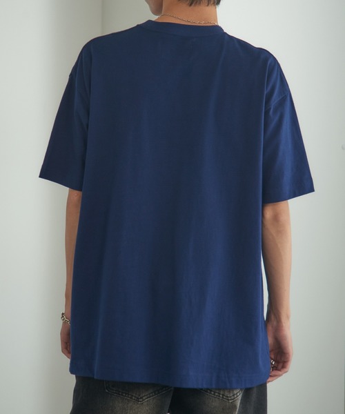 MAISON CLUB(メゾンクラブ)の「【MAISON CLUB】Premium Cotton Over Size Tee オーバーサイズTee プレミアムコットン100% WILL(Tシャツ/カットソー・メンズ・ブラック/グレー/ホワイト/ネイビー/ブラウン/グリーン/ヘザーグレー/カーキ/グレイッシュベージュ・L/M/S/XL)」の11枚目の写真
