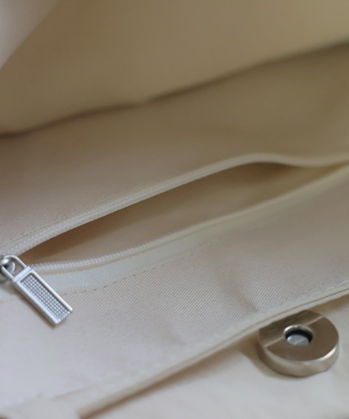 antiqua（アンティカ）の「2way バケツ型 トートバッグ（トートバッグ・レディース・アイボリー/ブラック・FREE）」の10枚目の写真