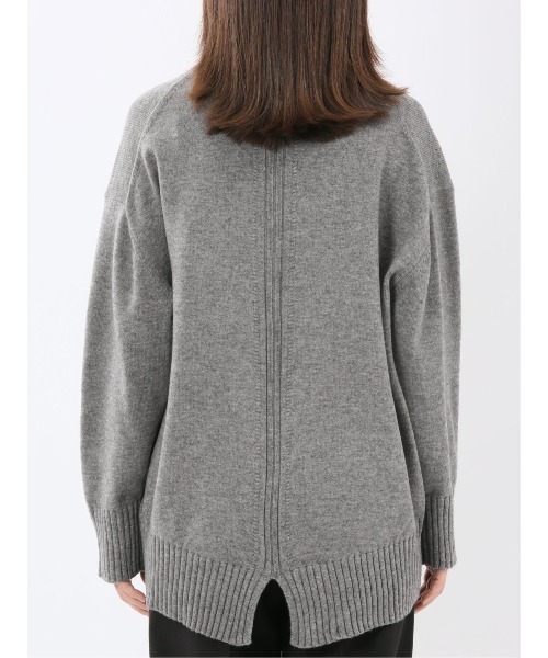m.f.editorial(エムエフエディトリアル)の「【ストレッチ ウォッシャブル】m.f.エディトリアルレディース バックスリット ハイネックニットプルオーバー(ニット/セーター・レディース・ブラウン/グレー系その他2・MEDIUM/LARGE)」の18枚目の写真