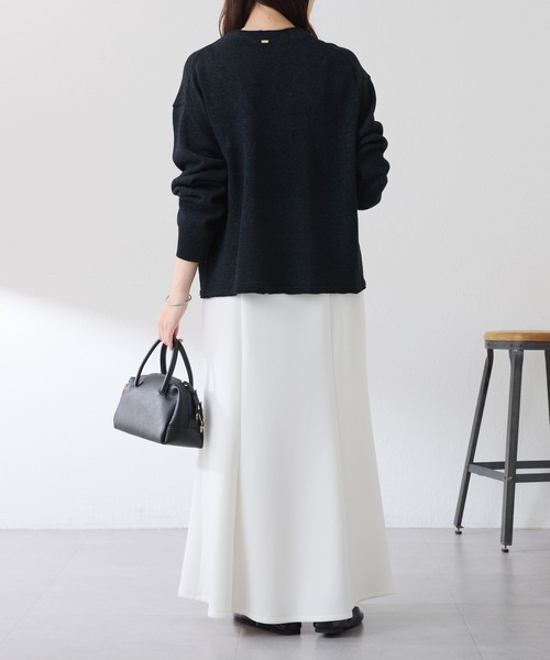 COLLAGE GALLARDAGALANTE（コラージュガリャルダガランテ）の「2ツ釦カーディガン/WEB限定カラー展開（カーディガン/ボレロ・レディース・ピンク/ネイビー/ベージュ/ブラック・FREE）」の11枚目の写真