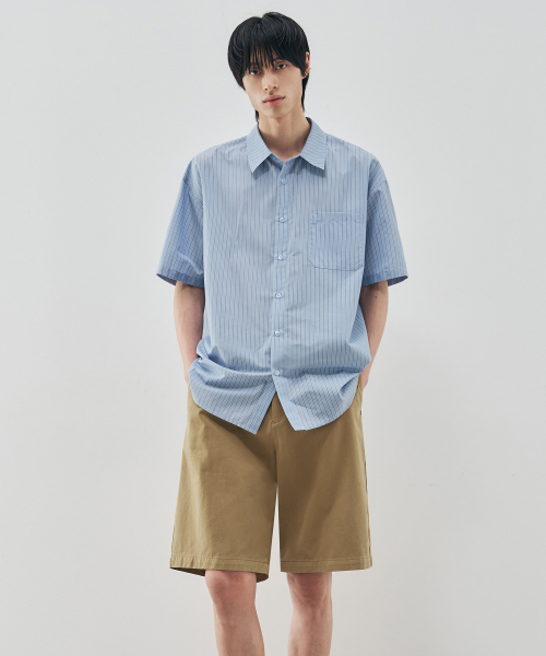 DRAW FIT（ドローフィット）の「ルゴコットンハーフチノパンツ[ベージュ]（その他パンツ・メンズ・その他・LARGE/MEDIUM/X-LARGE）」の2枚目の写真
