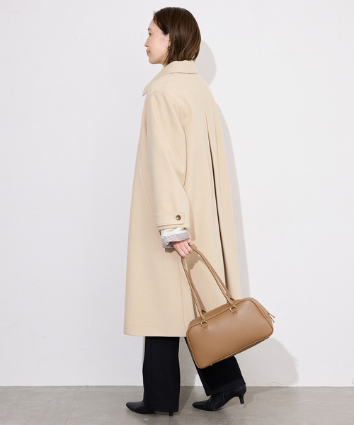 セール】Super100s ステンカラーコート（ステンカラーコート）｜SLOBE