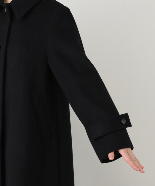 SLOBE IENA（スローブイエナ）の「Super100s ステンカラーコート（ステンカラーコート・レディース・ベージュ/ブラック・36/38）」の11枚目の写真