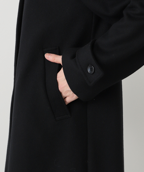 SLOBE IENA（スローブイエナ）の「Super100s ステンカラーコート（ステンカラーコート・レディース・ベージュ/ブラック・36/38）」の10枚目の写真