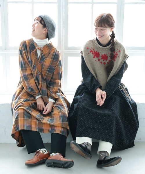 soulberry(ソウルベリー)の「ワンピ好きが作った、冬のまいにちパンツ(その他パンツ・レディース・ブラック/オフホワイト・M/L/4L)」の12枚目の写真